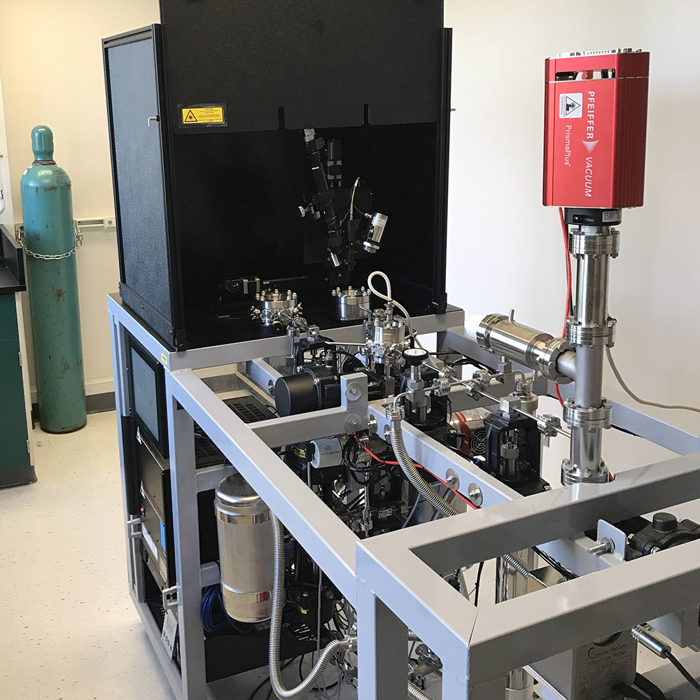 Santa Cruz Laser Microfurnace helium gas extraction and measurement system